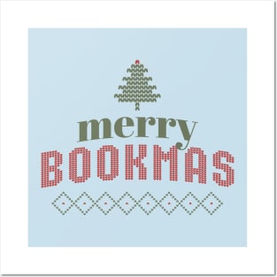 Bookish book Christmas holiday gifts & librarian gift for book nerds, bookworms Posters and Art